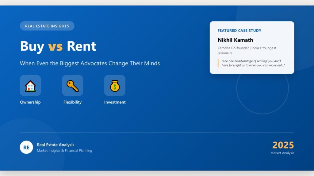 The Buy vs Rent Debate When Even the Biggest Advocates Change Their Minds